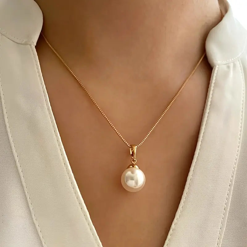Set di gioielli con perle “Golden Grace”
