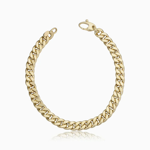 Estate Cuban Bracelet - Gold