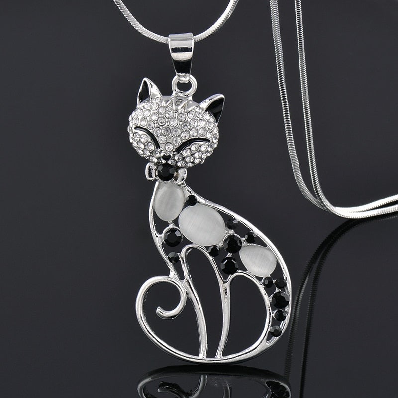 Collana “Gatti dell’Amore” in argento sterling