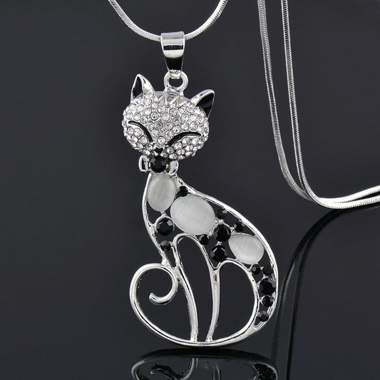 Collana “Gatti dell’Amore” in argento sterling