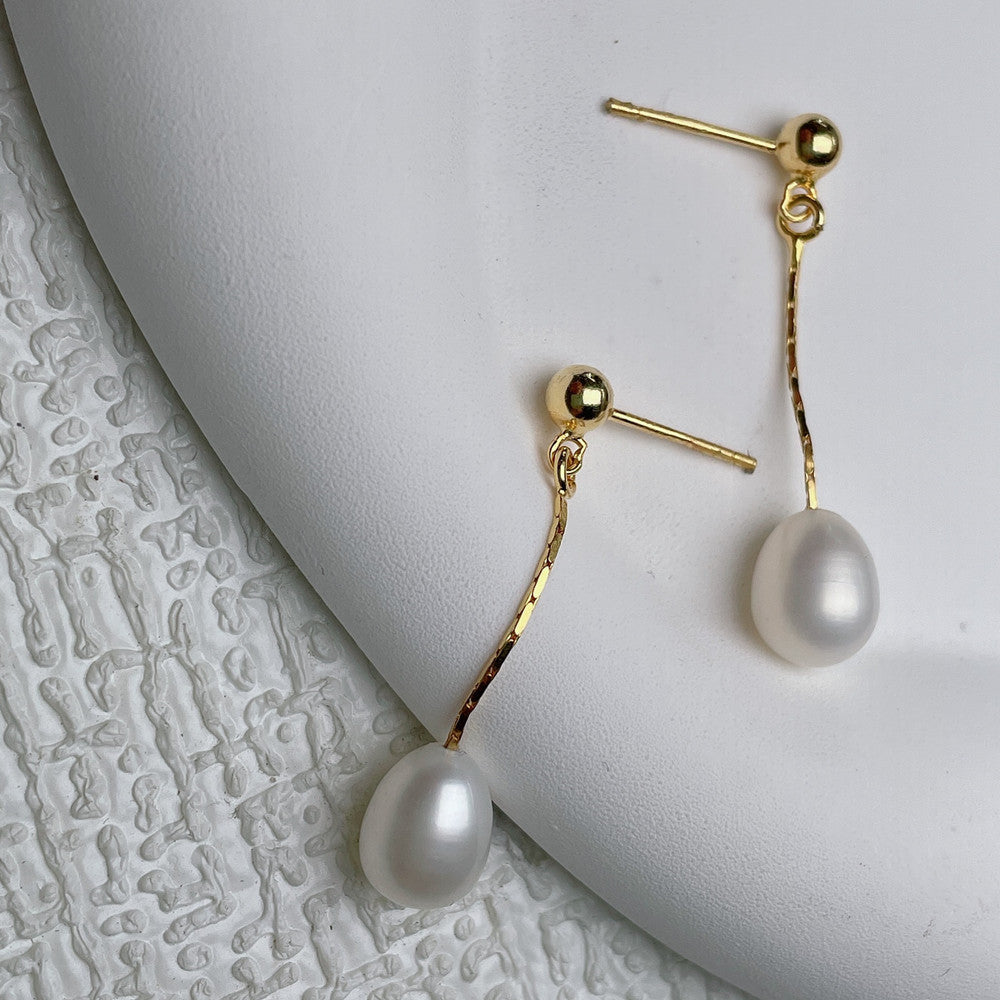 Orecchini con Perla Fresca Baby