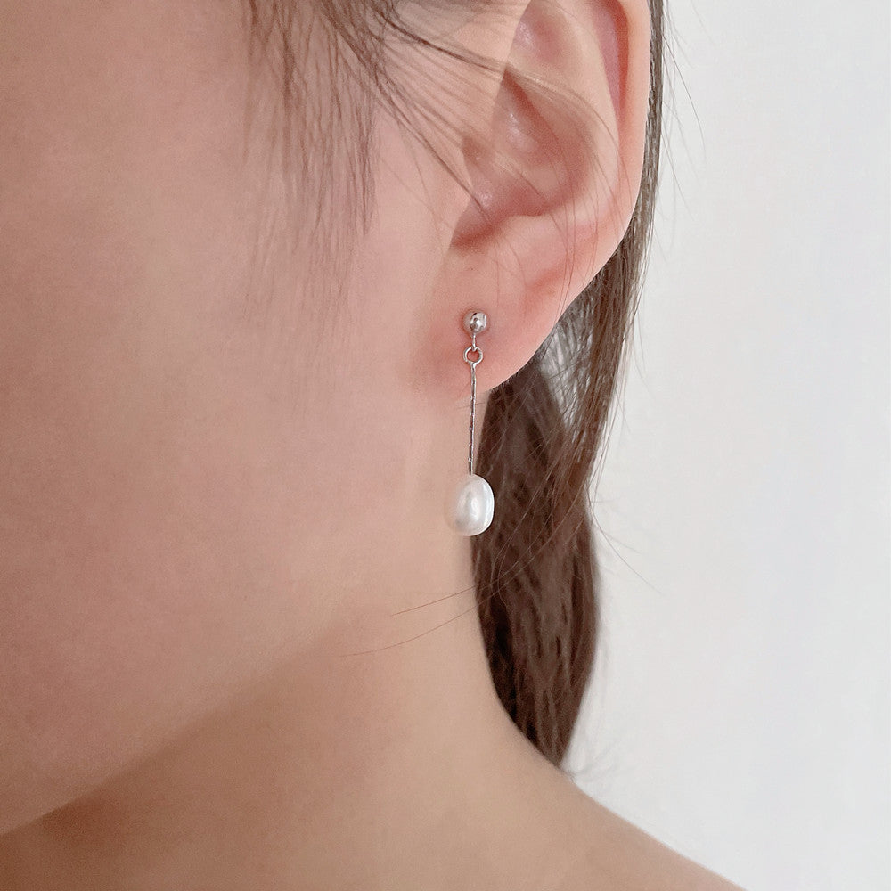 Orecchini con Perla Fresca Baby
