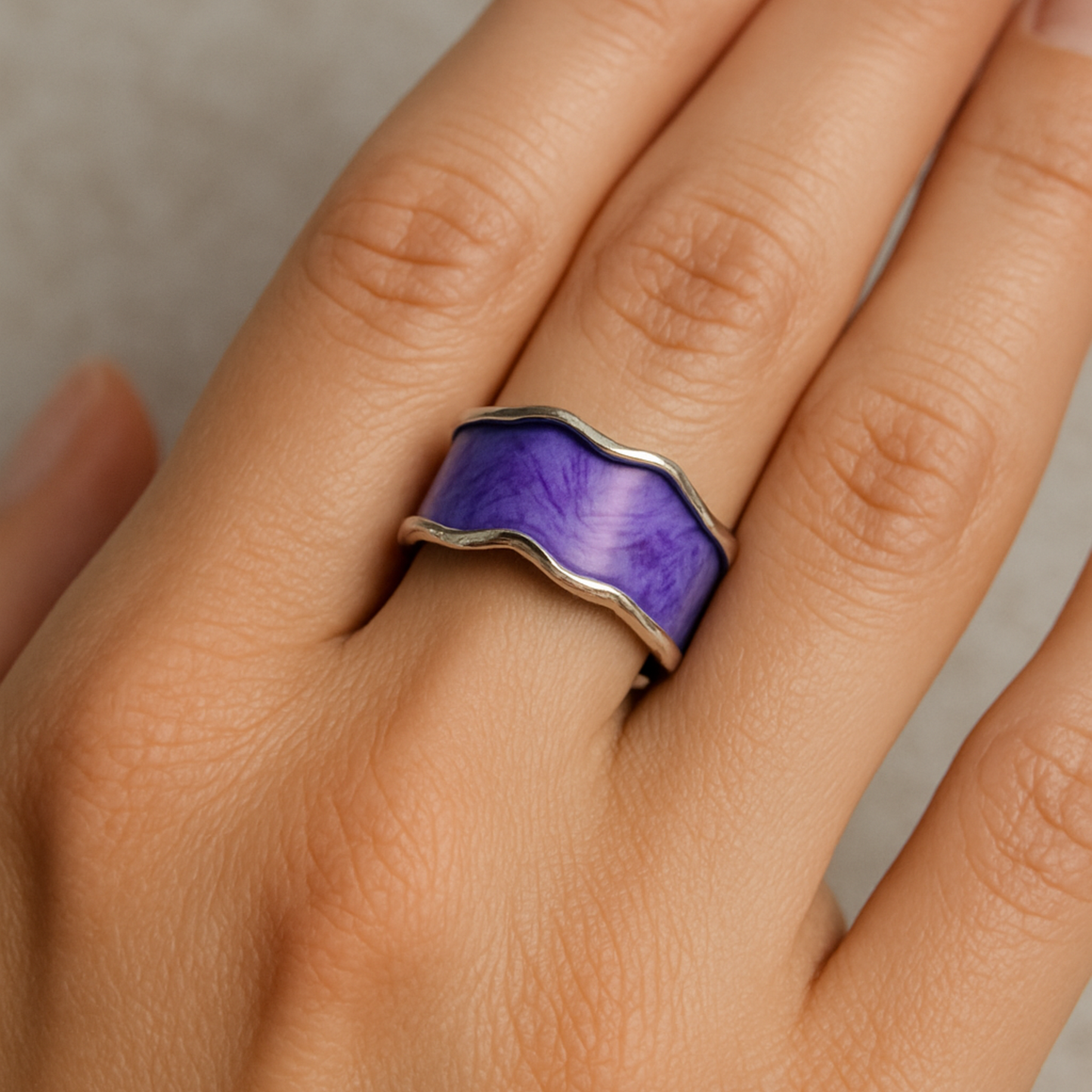 Anello vintage oceano