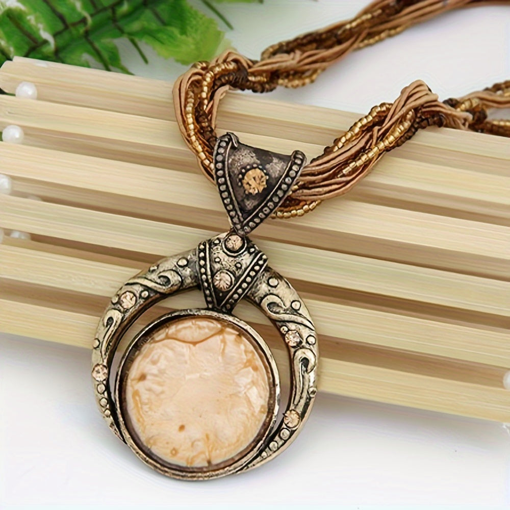 Collana con ciondolo boho