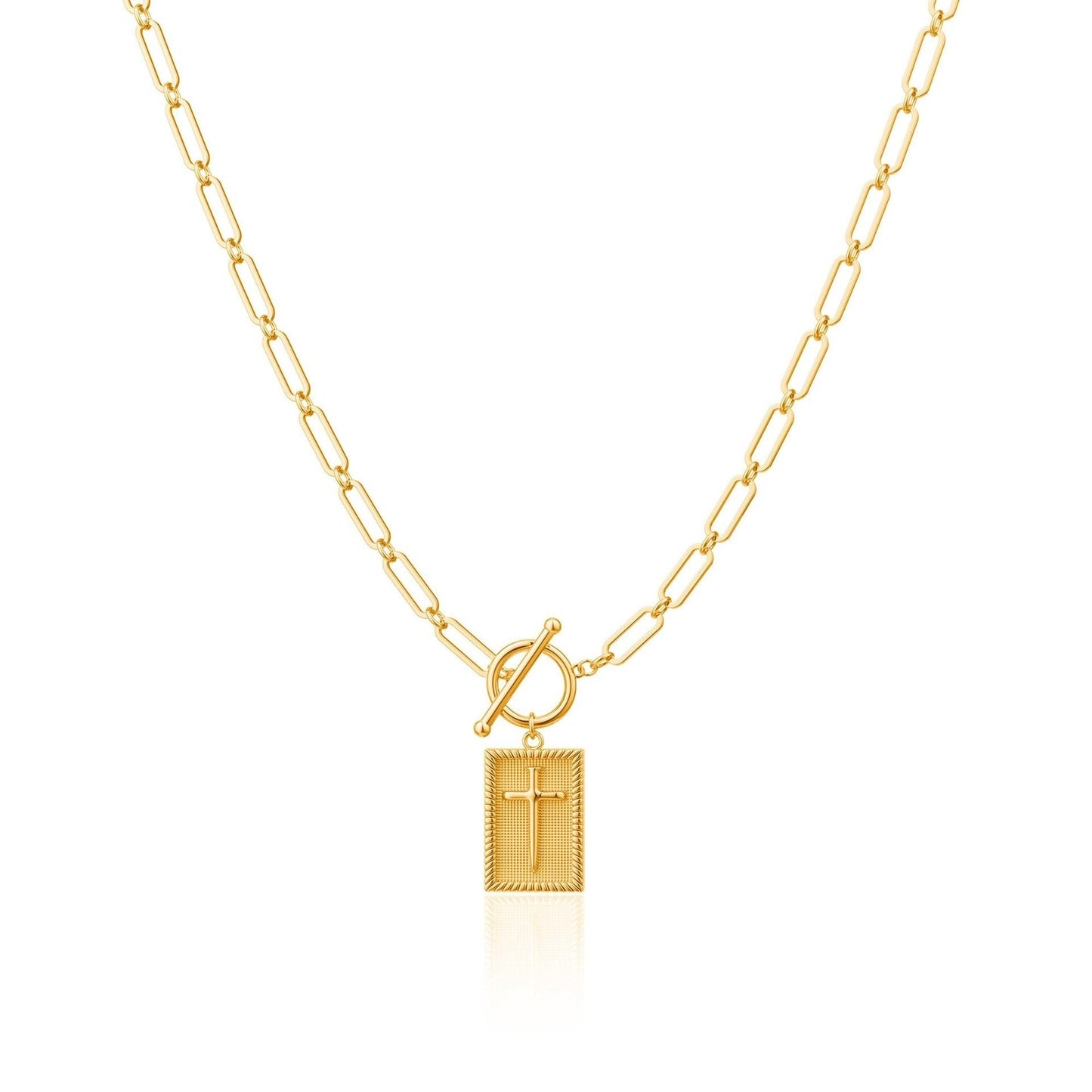 Collana unica ed elegante con croce