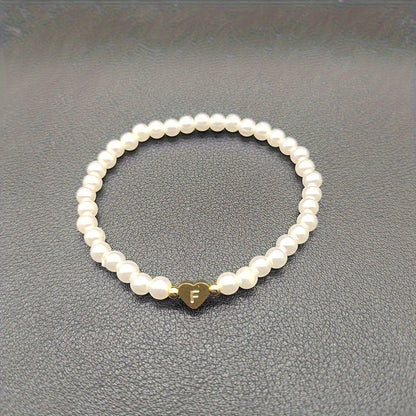 A-Z Heart Initial Bracelet
