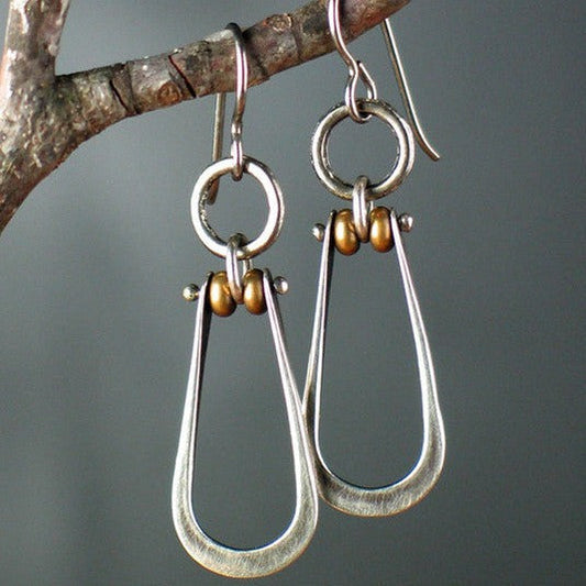 Orecchini pendenti vintage in argento