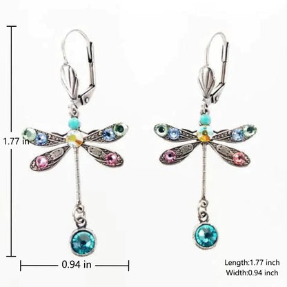 Orecchini eleganti con design a libellula