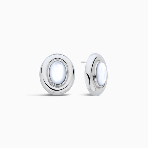 Giselle Pearl Earrings | White Gold