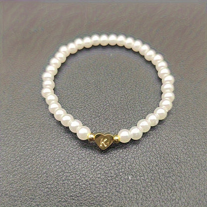 A-Z Heart Initial Bracelet
