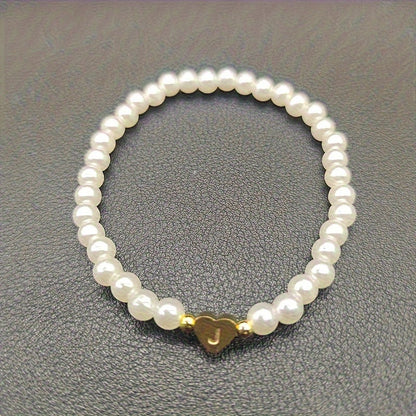 A-Z Heart Initial Bracelet