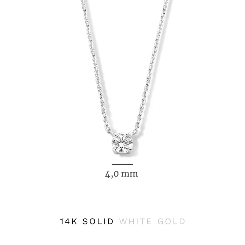 Cléa Moissanite Stone Set | White Gold