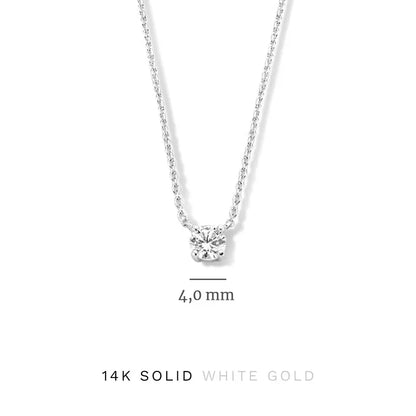 Cléa Moissanite Stone Set | White Gold