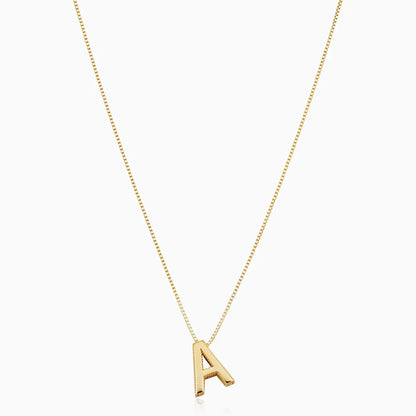 Collana con iniziale a lettera d’amore