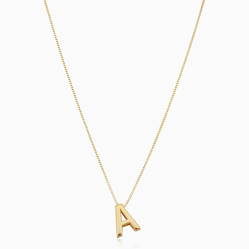 Collana con iniziale a lettera d’amore