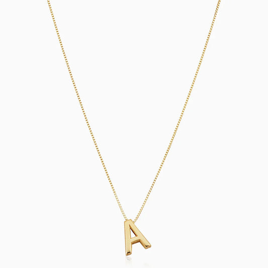 Collana con iniziale a lettera d’amore