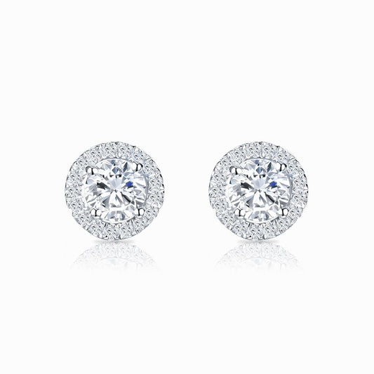 Belle dame earrings | White Gold