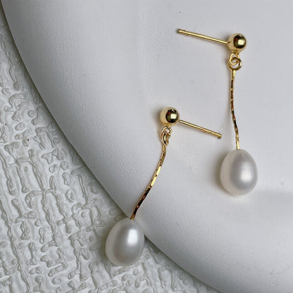 Orecchini con Perla Fresca Baby