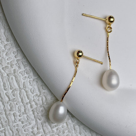 Orecchini con Perla Fresca Baby