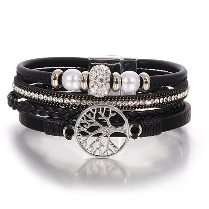 Tree of Life Rhinestone Bracelet