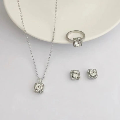 Set di Gioielli di Lusso a Cubo
