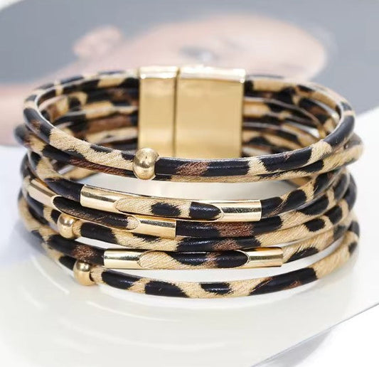 Elegant Wide Multilayer Boho Wrap Bracelet