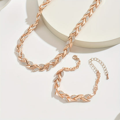 Set elegante con strass in vetro e coda di pesce
