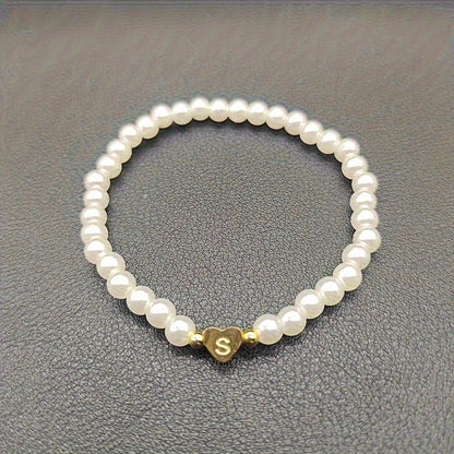 A-Z Heart Initial Bracelet