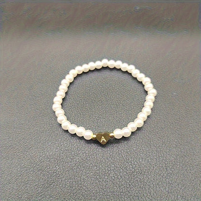 A-Z Heart Initial Bracelet