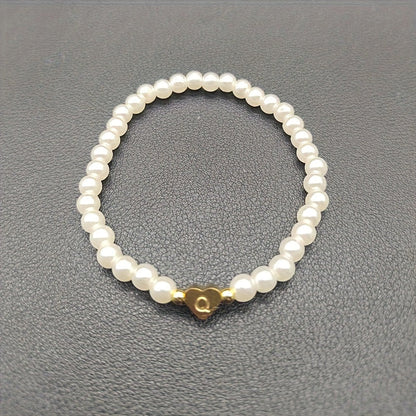A-Z Heart Initial Bracelet