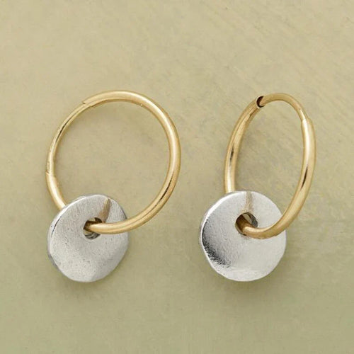 Exquisite Gold Plated Hoops and Silver Plated Earrings | Mixed Gold