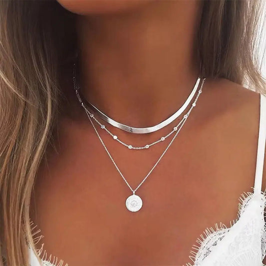 Collana a catena in argento elegante