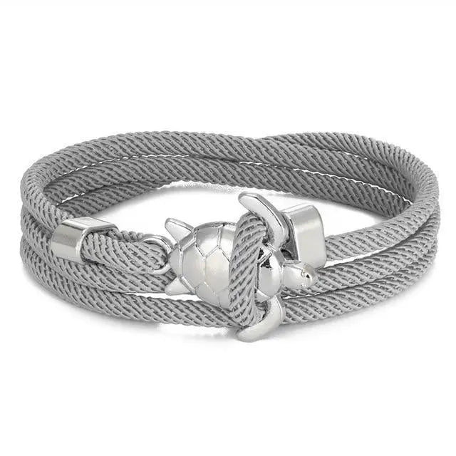 Bracciale fatto a mano con tartaruga marina